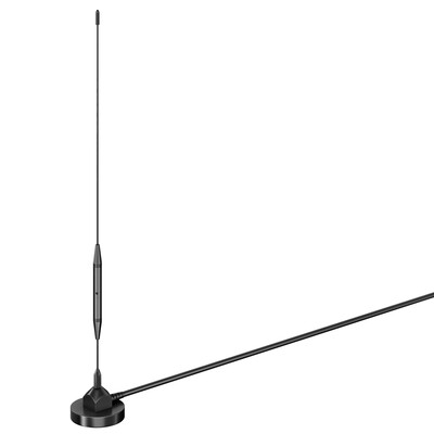 Anténa DVB-T2, passívna, 3 / 6 dBi, 174 - 230 MHz a 470 - 862 MHz, konenktor TV + adaptér F-konektor