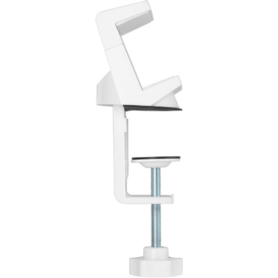 Držiak pre predlžovačku na stôl, úchyt o dosku, biely