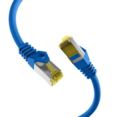 S/FTP (PiMF) Patchkábel LSOH 1.5m cat.7, modrý, Cu