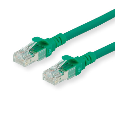 S/FTP (PiMF) Patchkábel LSOH 2m cat.6a, zelený, Cu, Component Level, GHMT