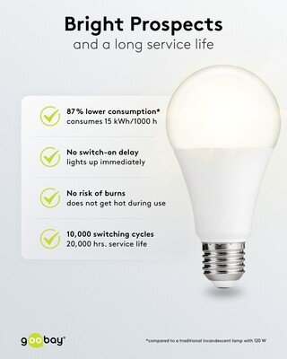 LED žiarovka E27 teplá biela 15W