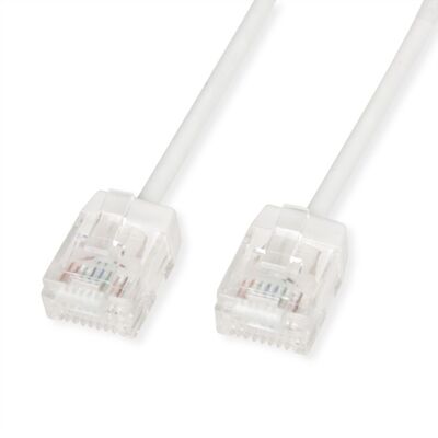 UTP Patchkábel LSOH 0.5m cat.6a, biely, slim, Cu, extra krátky konektor, Ø3.4mm