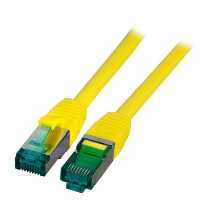 S/FTP (PiMF) Patchkábel LSOH 50m cat.6a, žltý, Cu