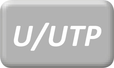 UTP Patchkábel 0.3m cat.6a, sivý, Cu