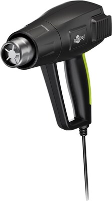 Teplovzdušná pištoľ, 1500W, LCD display, Premium, čierna