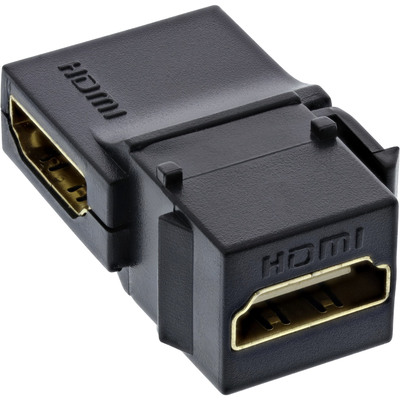 Modul HDMI Keystone F/F 90° čierny