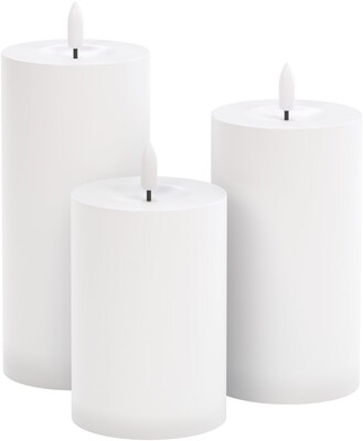 Led sviečky na diaľkové ovládanie, biele 3ks/bal