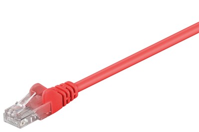 UTP Patchkábel 0.5m cat.5e, červený, CCA