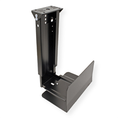 Držiak PC pod dosku stola, max 30kg pre PC široké: 134-234mm, výška 390-540mm, čierny