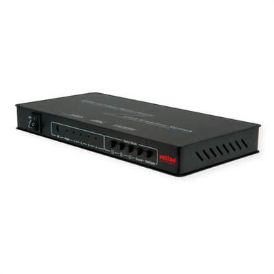 Video selektor/switch HDMI 4IN/1OUT QUAD Multi-Viewer, Seemless, 4K@30Hz, čierny