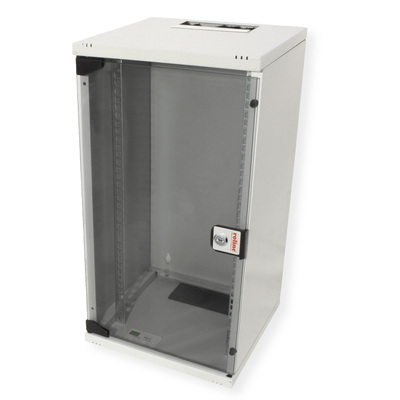 10" Rack na stenu 12U, sivý, 595x312x300mm (HxWxD), RAL7035