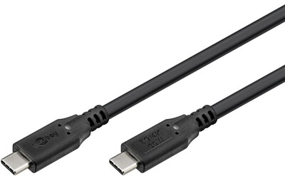 Kábel USB 3.2 Gen 1, Typ C CM/CM 1m, 5Gbps, PD 60w 20V3A, čierny