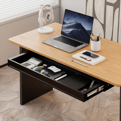 Zásuvka pod stôl, veľká, 758 x 270 x 65 mm (WxDxH), max. 10kg, čierna