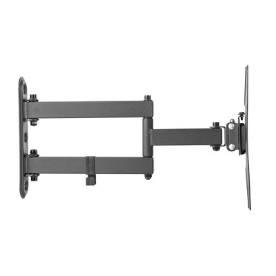 Držiak pre monitor / TV 23 - 42" na stenu, max 25kg, rameno 1070mm, VESA 75/100/200, čierny