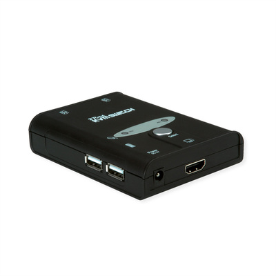 KVM switch/prepínač 2PC, HDMI, USB
