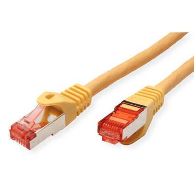S/FTP (PiMF) Patchkábel LSOH 1m cat.6, žltý, Cu, Component Level
