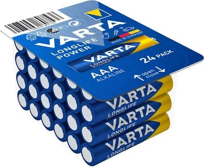 Baterka VARTA Longlife Power Alkalická AAA (24ks) 1.5V (LR03)