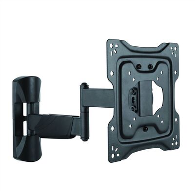 Držiak pre monitor / TV na stenu, max 25kg, rameno 400mm, VESA 75/100/200, čierny