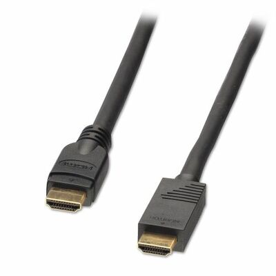 Kábel HDMI M/M 20m, High Speed+Eth, 4K@30Hz, čierny, jednosmerný, Aktívny §