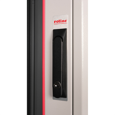 19" Rack na podlahu 22U, 1164x600x600mm (HxWxD), PRO, sklenené dvere, sivý