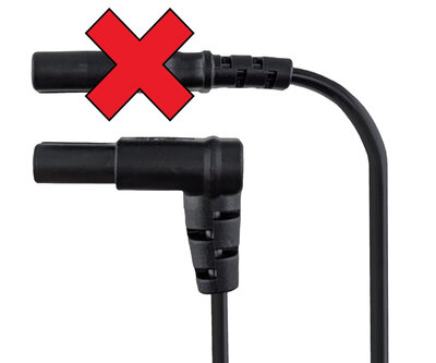 Kábel sieťový 230V, 2pin vidlica (CEE7/16) priama - C7 (2pin) zahnutý, 2m, 0.75mm², 2.5A, čierny