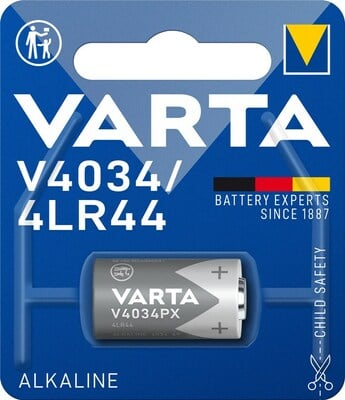 Baterka VARTA Alkalická 4LR44 6V 100mAh (PX28A 4034) 1BL