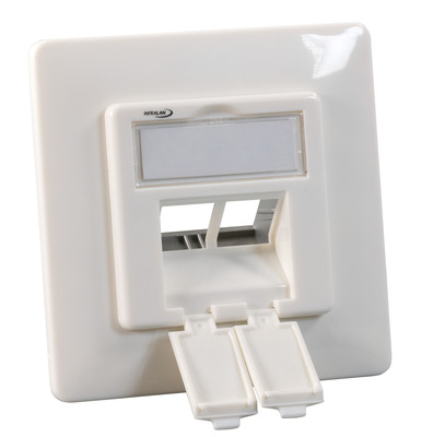 BOX pod omietku pre 1x Keystone, RAL9010, biely, INFRALAN