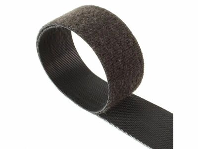 Káblový organizér suchý zips 25m návin, čierna farba, šírka 10mm, Flame Retardant, VELCRO® ONE-WRAP®