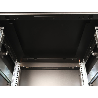 19" Rack na podlahu 26U, 1342x600x600mm (HxWxD), PRO, sklenené dvere, čierny