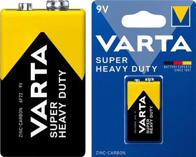 Batéria VARTA Superlife Zinc-Carbon 9V (6F22) 1BL