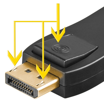Adaptér DisplayPort/HDMI M/F, 1080p@30Hz (DP 1.2, HDMI 1.4), priamy, čierny