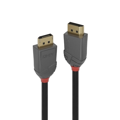 Kábel DisplayPort M/M 2m, 8K@60Hz, DP v1.4, 32.4Gbit/s, čierny, pozl.konektor, Anthra Line