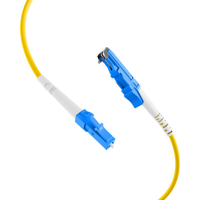 Fiber kábel LC-E2000, 3m Simplex OS2(9/125µm), LSOH, 3mm, žltý