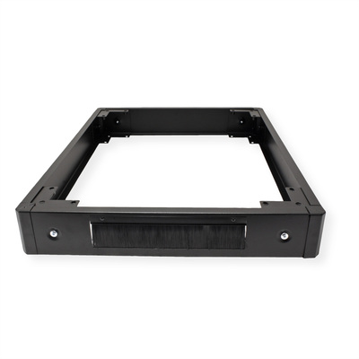 Podstavec pre sieťový kabinet, 600x800mm (ŠxH), čierny