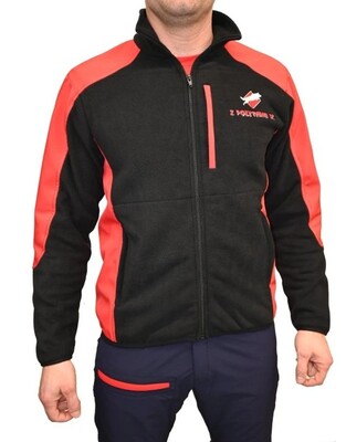Vetrovka POLAR COMBI - SLOVAKIA, zateplená, čierna+červená, XL