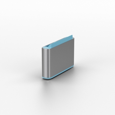 USB 3.1 Typ C Port Blocker bez kľúča, 10x zámok USB-C, modrý