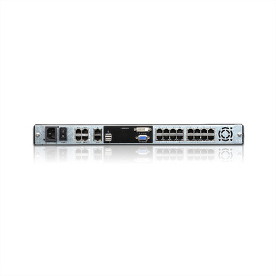 KVM konzola 19'' LCD, 16PC, RJ45, VGA, USB, UK layout
