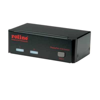 KVM switch/prepínač 2PC, DisplayPort, USB, USB hub