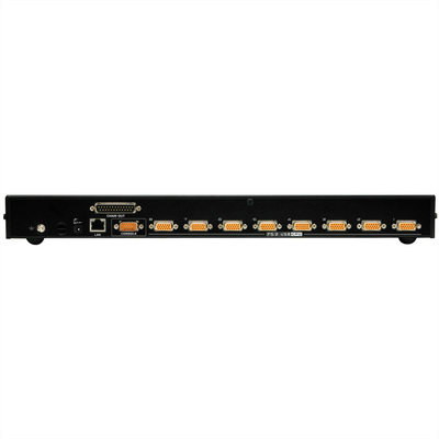 KVM switch/prepínač cez IP 8PC, VGA, PS2+USB, 19'' s OSD