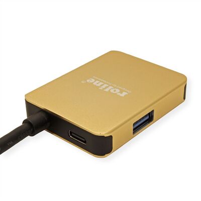 Dokovacia Stanica USB Typ C, HDMI, 2xUSB-A, PD 60W, 4K@30Hz, 0.15m
