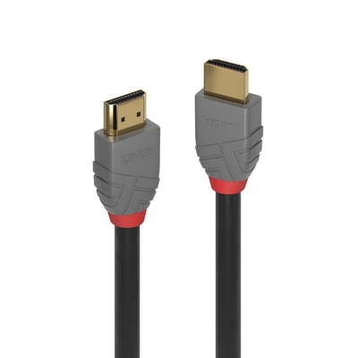 Kábel HDMI M/M 3m, Ultra High Speed+Eth, 4K@60Hz, HDMI 2.0, 18G, G pozl. kon., čierny, Anthra Line