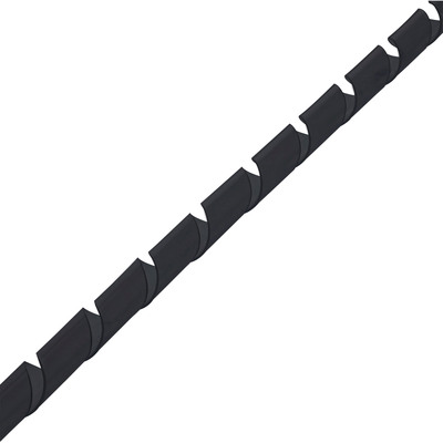 Káblový organizér špirála 10m, ⌀ 18mm, čierny