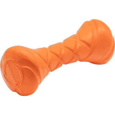 HS Hračka kosť plávajúca, 7cm/18cm, netoxický polymér, oranžová
