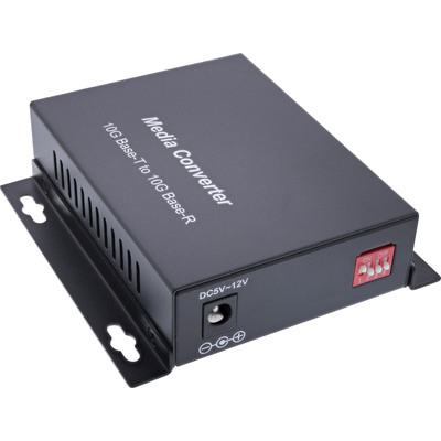 Optický konvertor, RJ45 - SFP+, 10Gbit, GBIC modul LC Duplex MM, do 300m v balení, čierny