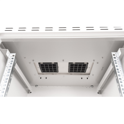 19" Rack na stenu 20U, sivý, 1068x600x600mm (HxWxD), RAL7035, IP55, vonkajší, odnímateľné bočnice