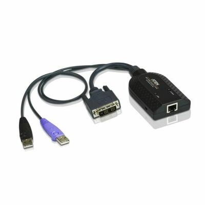 KVM DVI adaptér USB Virtual Media + Smart Card reader