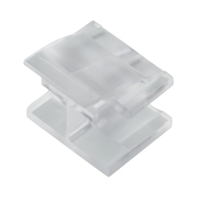 LC duplex clip, transparent 