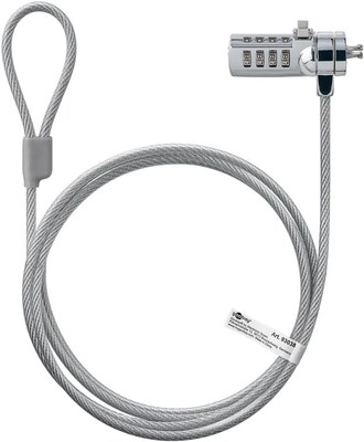 Bezpečnostný zámok, na kombináciu 1.5m (priemer lanka 4.5mm) Blister