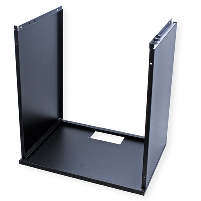 19" Rack na stenu 12U, čierny, 595x540x400 mm (HxWxD), RAL 9005, BASIC