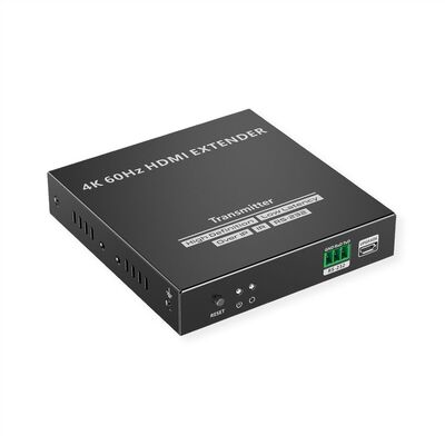 Predĺženie HDMI cez TP do 120m, IR, (aj cez LAN/TCP/IP), 4K@60Hz, RS232, s lokálnym monitorom